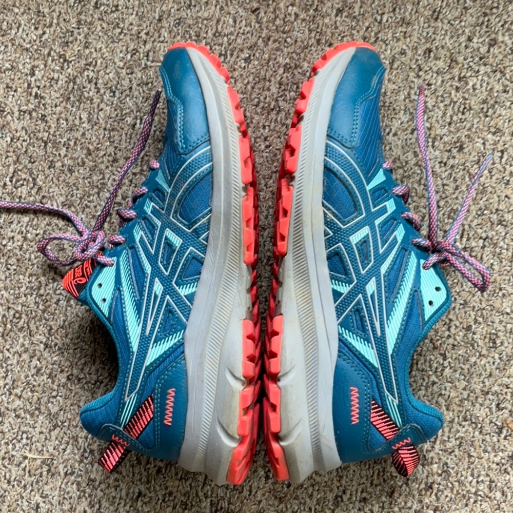 ASICS blue athletic shoes - Picture 7 of 15